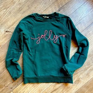 Festive “Jolly” sweatshirt!